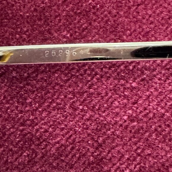 CARTIER RIMLESS SUNGLASSES w/ CASE PLATINUM FRAME GREY LENS - Picture 15 of 17